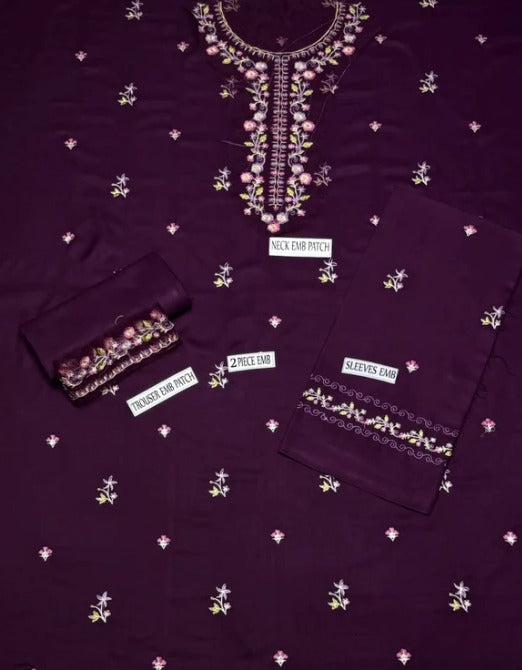 DHANAK 2PC EMBROIDERY