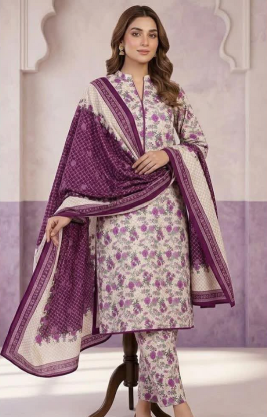 Khaddar(print-3pc)