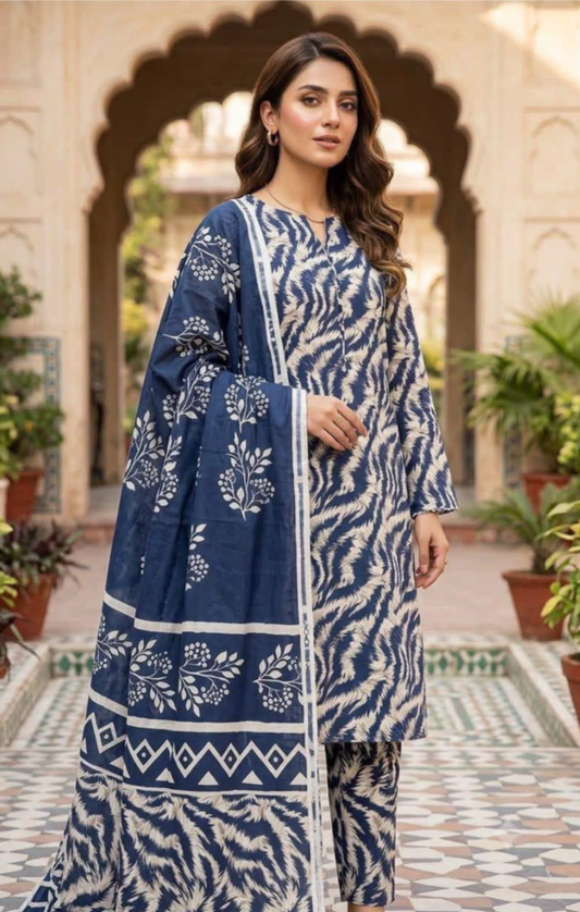 Khaddar(print-3pc)