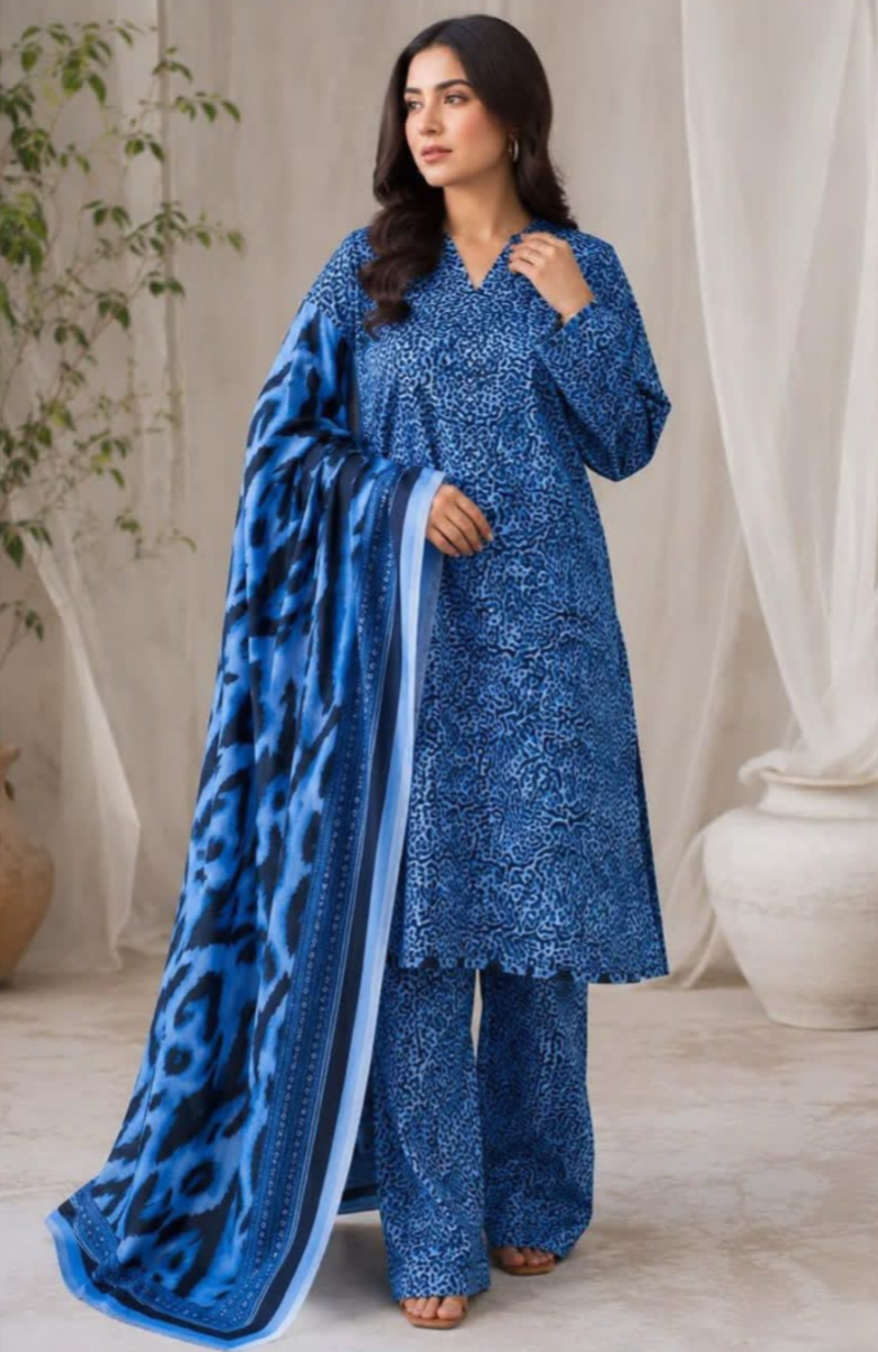 Khaddar(print-3pc)