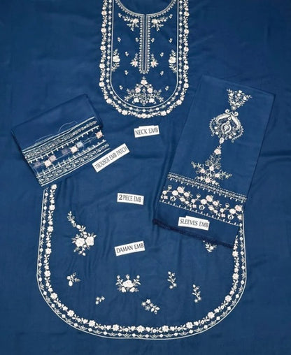 DHANAK 2PC EMBROIDERY