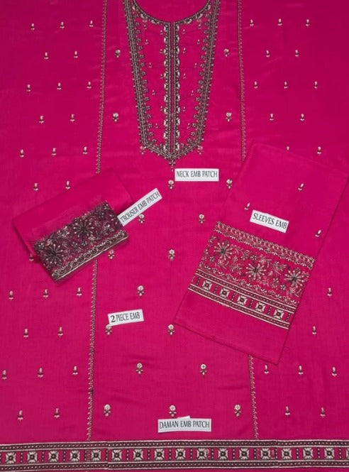 DHANAK 2PC EMBROIDERY