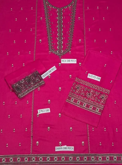 DHANAK 2PC EMBROIDERY