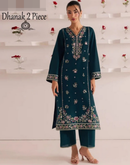 DHANAK 2PC EMBROIDERY