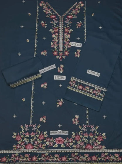 DHANAK 2PC EMBROIDERY