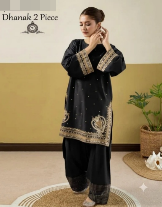DHANAK 2PC EMBROIDERY