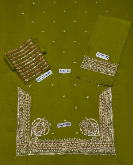 DHANAK 2PC EMBROIDERY