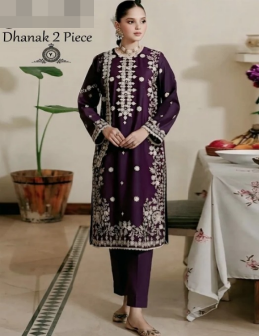 DHANAK 2PC EMBROIDERY