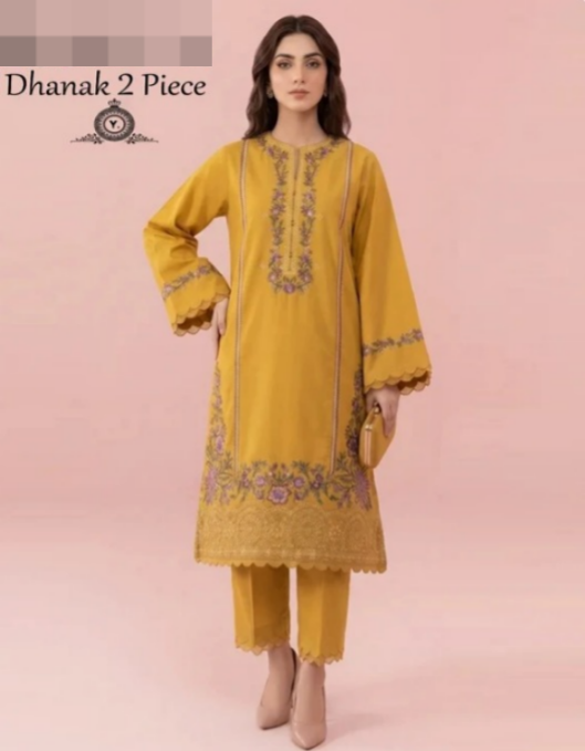 DHANAK 2PC EMBROIDERY